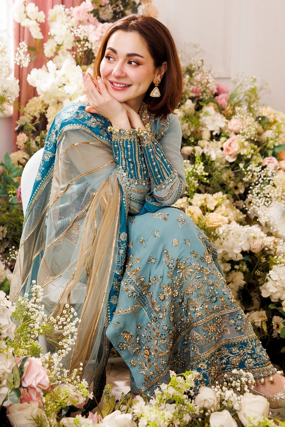 CHARIZMA EMBROIDERED CHIFFON 3PC UNSTITCH
