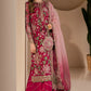 JAZMIN CHIFFON HEAVY EMBROIDERED UNSTITCHED 3PC SUIT