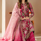 JAZMIN CHIFFON HEAVY EMBROIDERED UNSTITCHED 3PC SUIT