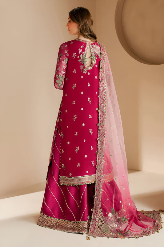 JAZMIN CHIFFON HEAVY EMBROIDERED UNSTITCHED 3PC SUIT