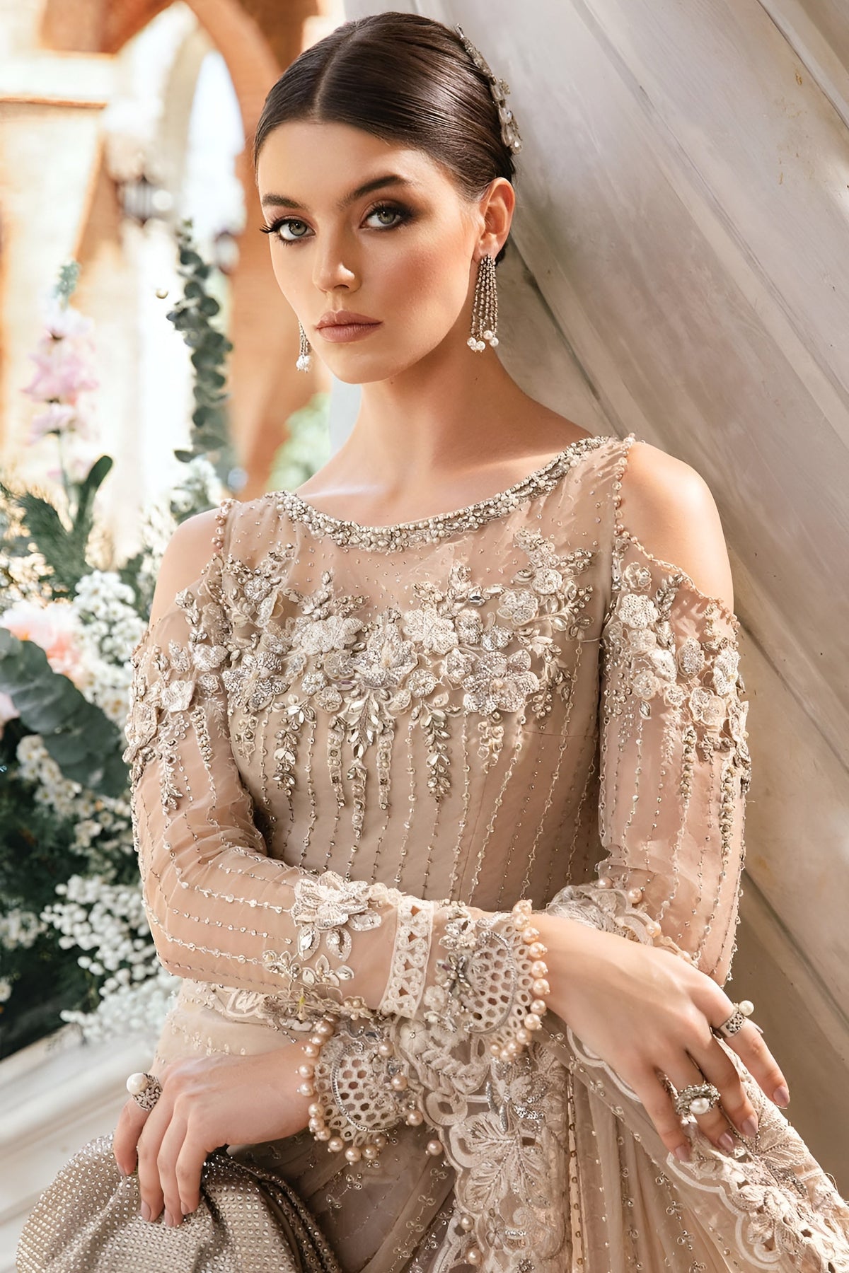 MARIA B HEAVY EMBROIDERED UNSTITCHED 3PC