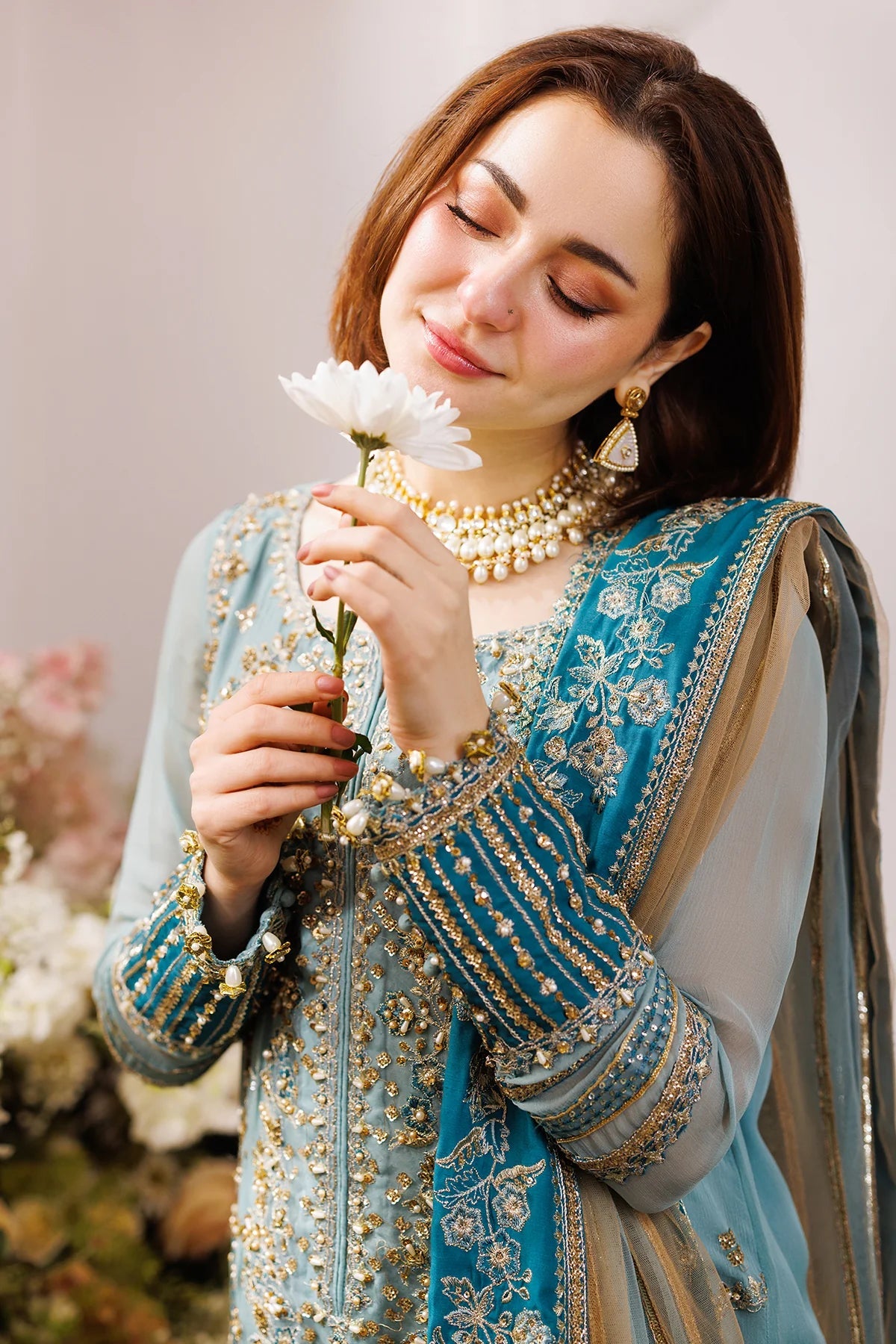 CHARIZMA EMBROIDERED CHIFFON 3PC UNSTITCH