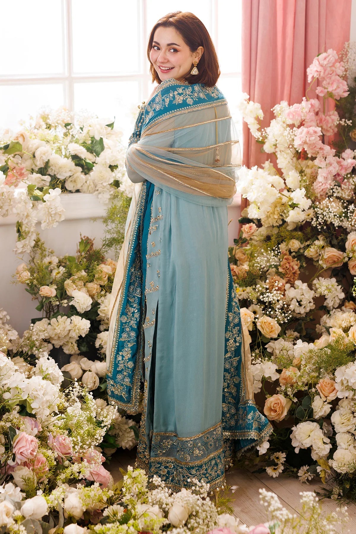 CHARIZMA EMBROIDERED CHIFFON 3PC UNSTITCH