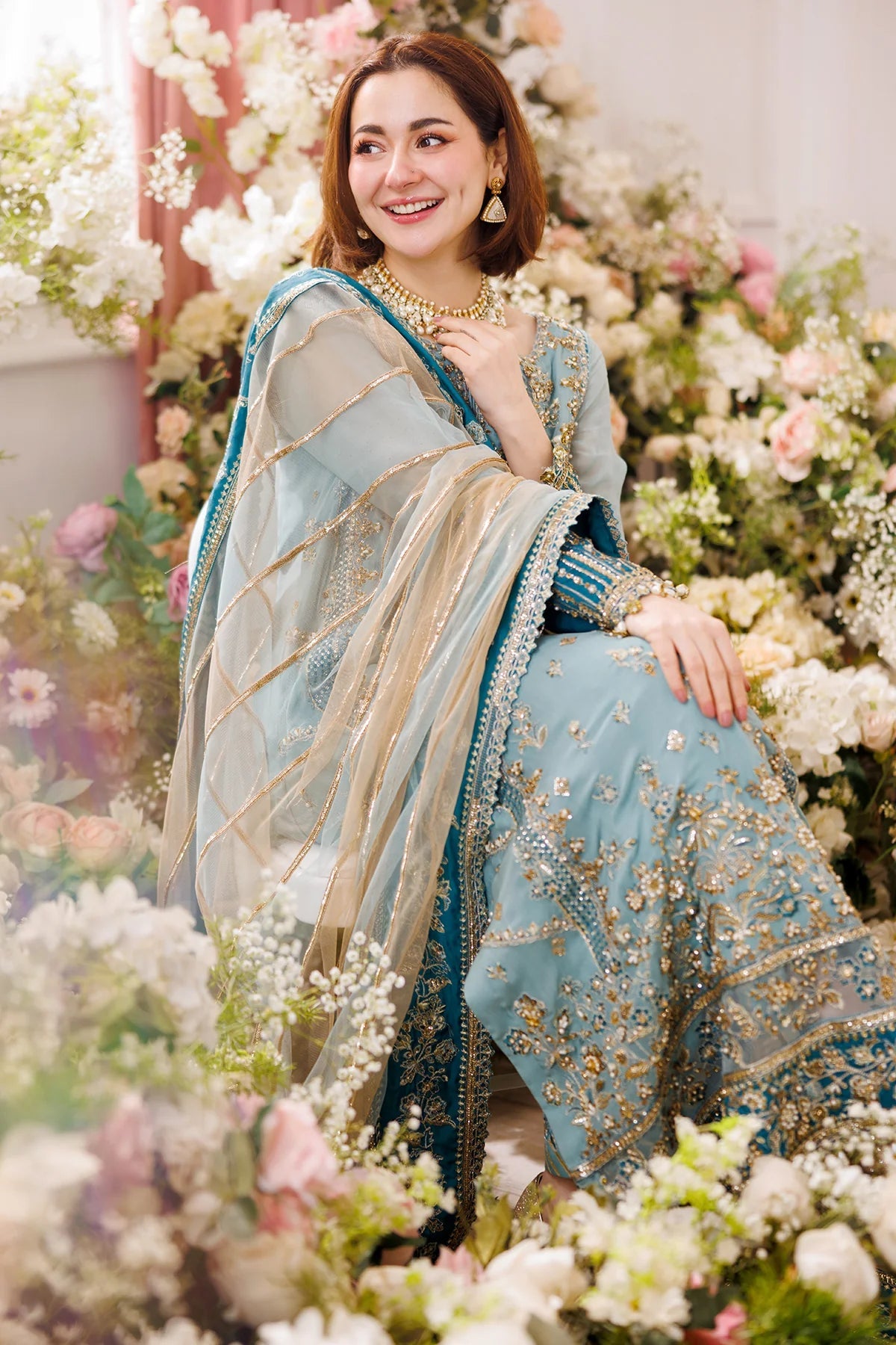 CHARIZMA EMBROIDERED CHIFFON 3PC UNSTITCH