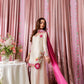 SHANZY ANOOSHY EMBROIDERED SILK UNSTITCH 3PC SUIT