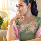 MURK EMBROIDERED SILK UNSTITCH 3PC SUIT