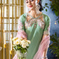 MURK EMBROIDERED SILK UNSTITCH 3PC SUIT
