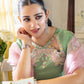 MURK EMBROIDERED SILK UNSTITCH 3PC SUIT