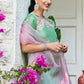 MURK EMBROIDERED SILK UNSTITCH 3PC SUIT