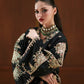 ETHNIC - LUXURY SILK HEAVY EMBROIDERED UNSTITCHED 3PC | KAFTAN JET BLACK