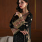ETHNIC HEAVY EMBROIDERED SILK UNSTITCH 3PC KAFTAN