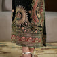 ETHNIC HEAVY EMBROIDERED SILK UNSTITCH 3PC KAFTAN