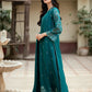 AZURE CHIFFON EMBROIDERED UNSTITCHED 3PC SUIT