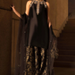 MAHAM ASAD SILK EMBROIDERED UNSTITCHED 3PC SUIT
