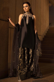 MAHAM ASAD SILK EMBROIDERED UNSTITCHED 3PC SUIT