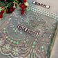 EMBROIDERED ORGANZA UNSTITCHED 3PC SET