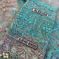 EMBROIDERED ORGANZA UNSTITCHED 3PC SET