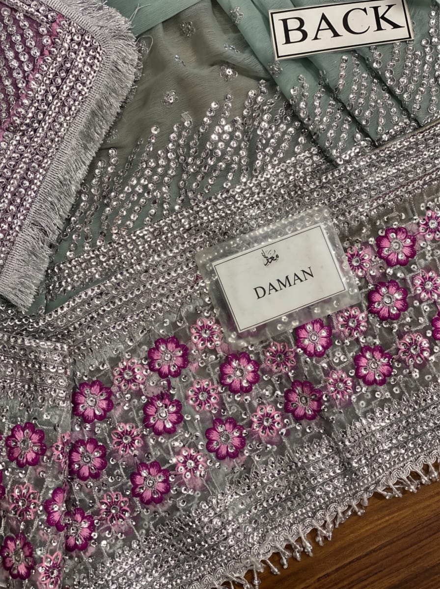 JAZMIN HEAVY EMBROIDERED UNSTITCHED 3PC SUIT
