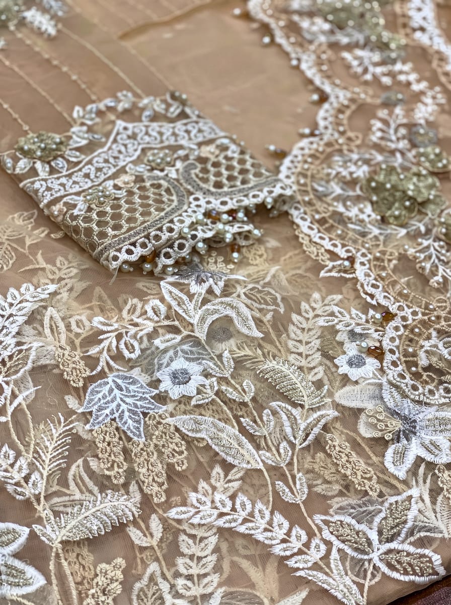 MARIA B HEAVY EMBROIDERED UNSTITCHED 3PC