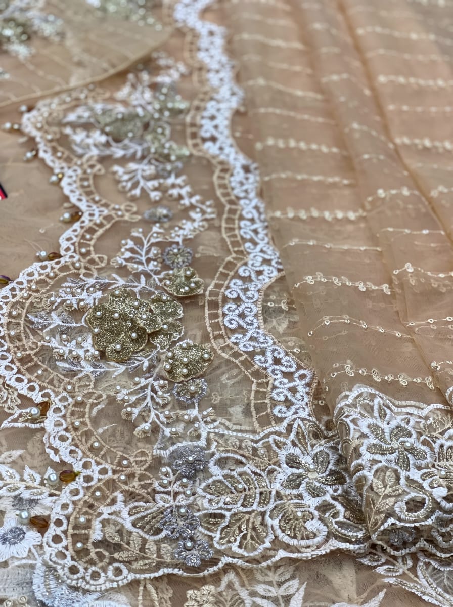 MARIA B HEAVY EMBROIDERED UNSTITCHED 3PC
