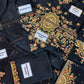 ETHNIC - LUXURY SILK HEAVY EMBROIDERED UNSTITCHED 3PC | KAFTAN JET BLACK