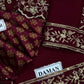 IZINIK EMBROIDERED 3PC UNSTITCH