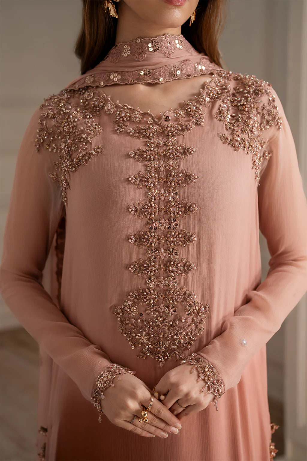 IZNIK CHIFFON 3PC UNSTITCH SUIT