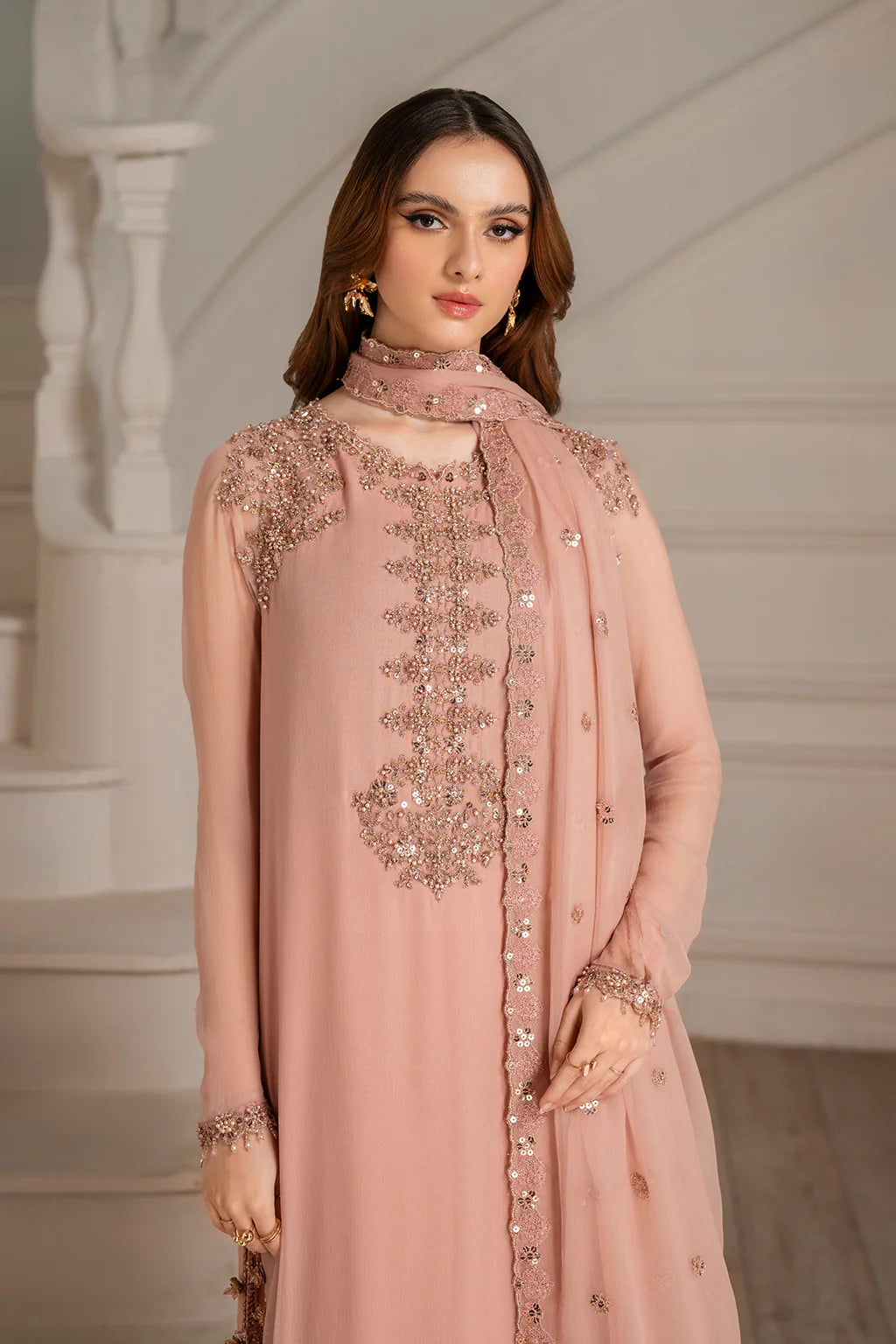 IZNIK CHIFFON 3PC UNSTITCH SUIT