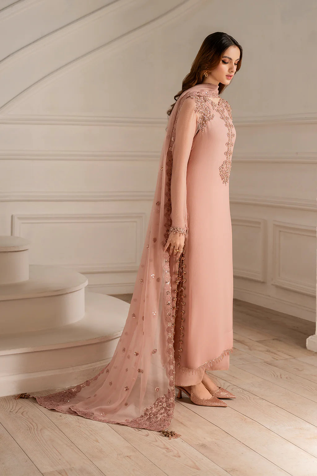 IZNIK CHIFFON 3PC UNSTITCH SUIT