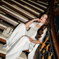 MURK HEAVY EMBROIDERED UNSTITCH 3PC SUIT