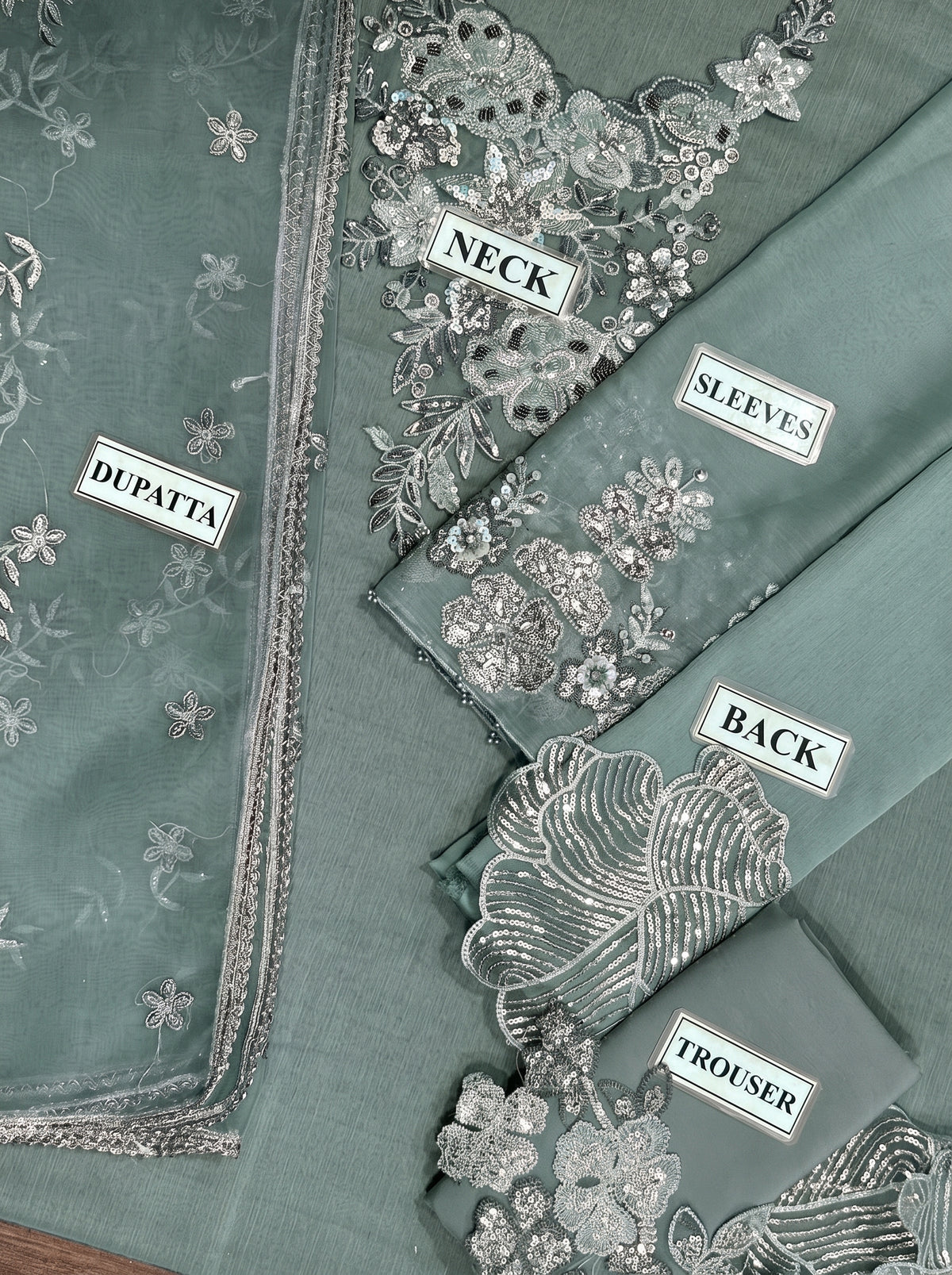 IZINIK CHIFFON 3PC UNSTITCH