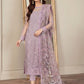 ZARIF NET LUXUR UNSTITCHED 3PC SUIT