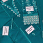 AZURE CHIFFON EMBROIDERED UNSTITCHED 3PC SUIT