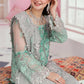 EMBROIDERED ORGANZA UNSTITCHED 3PC SET