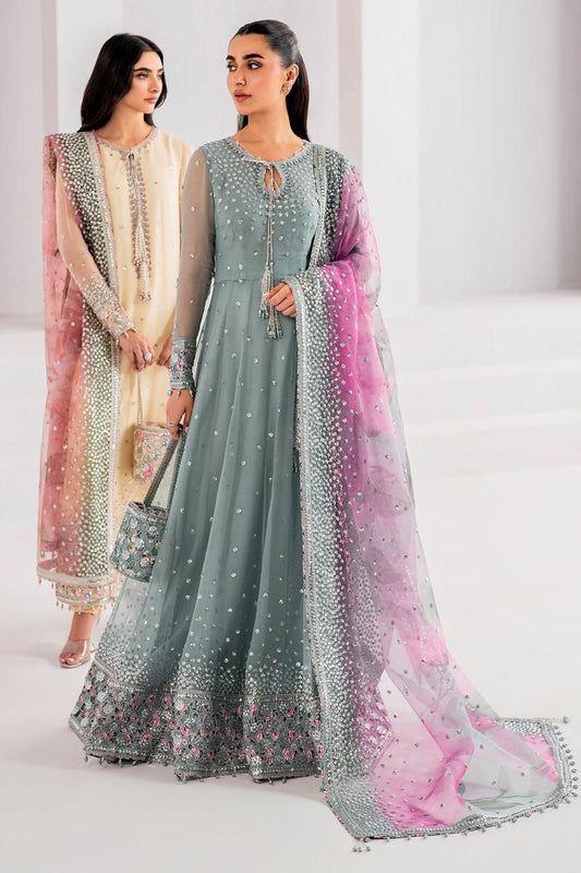 JAZMIN HEAVY EMBROIDERED UNSTITCHED 3PC SUIT