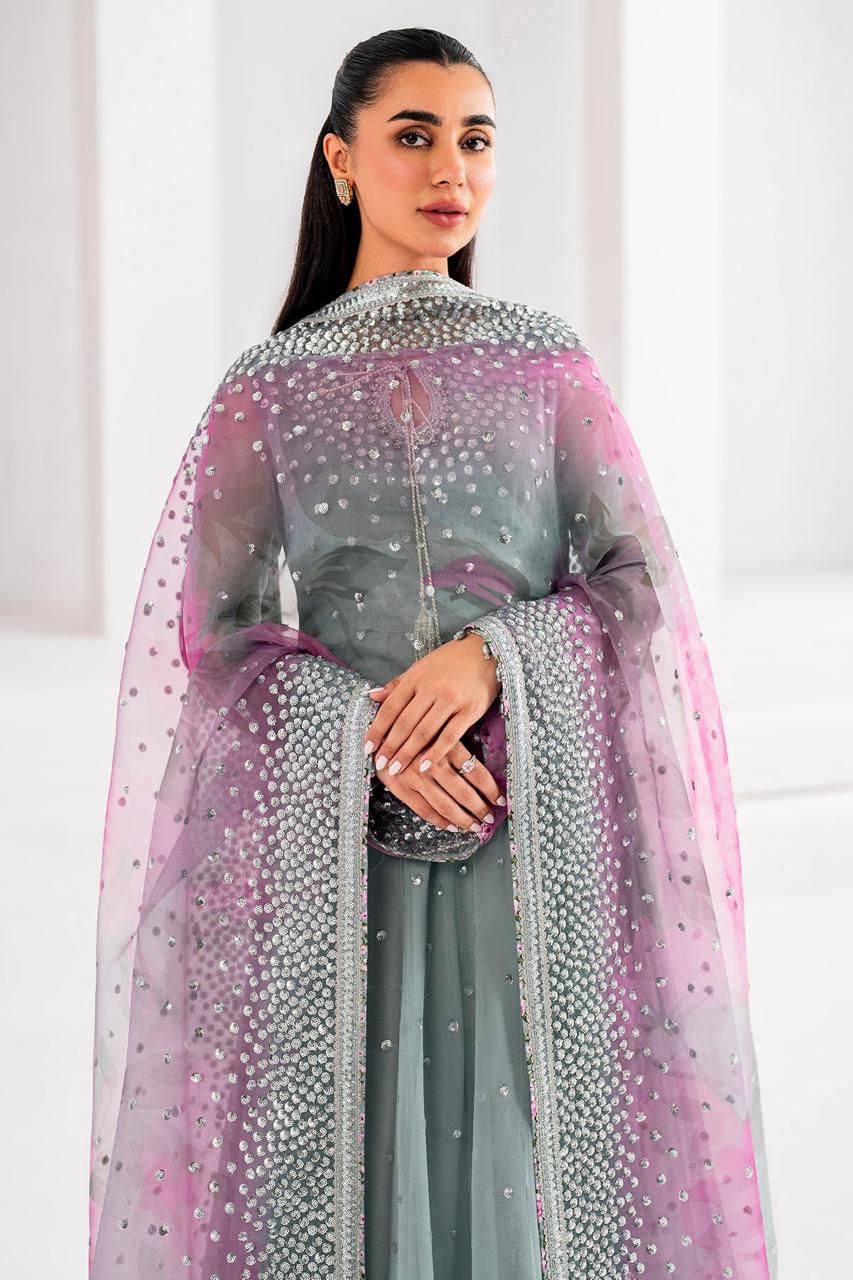 JAZMIN HEAVY EMBROIDERED UNSTITCHED 3PC SUIT