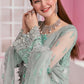 EMBROIDERED ORGANZA UNSTITCHED 3PC SET