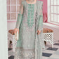 EMBROIDERED ORGANZA UNSTITCHED 3PC SET
