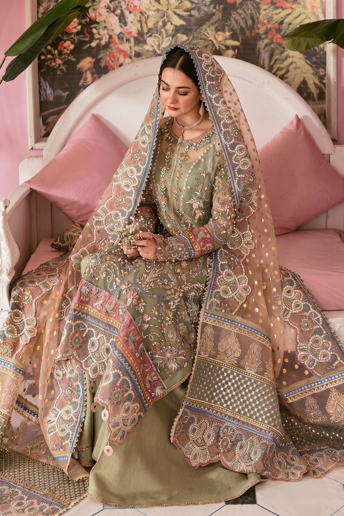 ELAF ORGANZA UNSTICHED 3PC SUIT