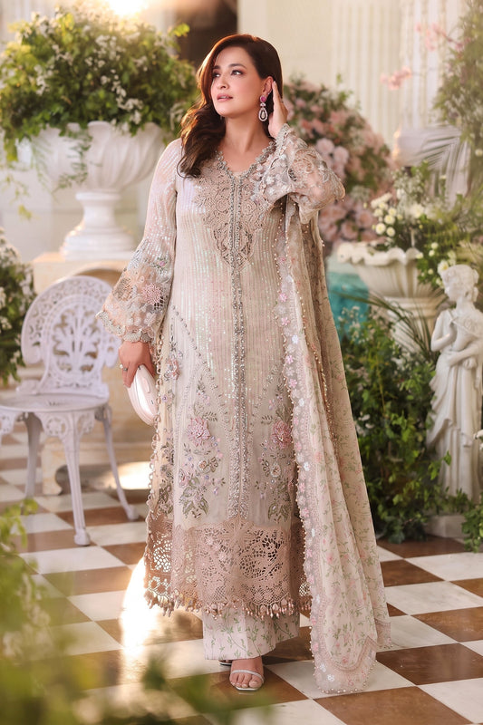 Maria B Heavy Embroidered Unstitched 3PC Suit