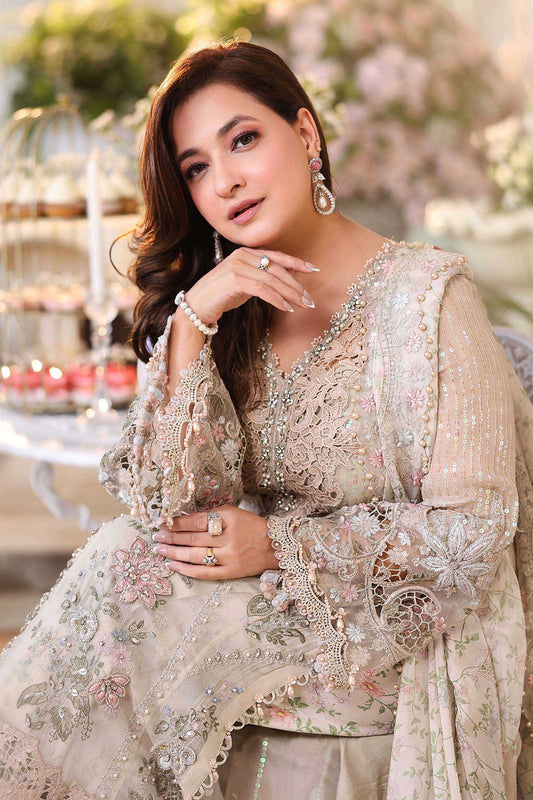 Maria B Heavy Embroidered Unstitched 3PC Suit