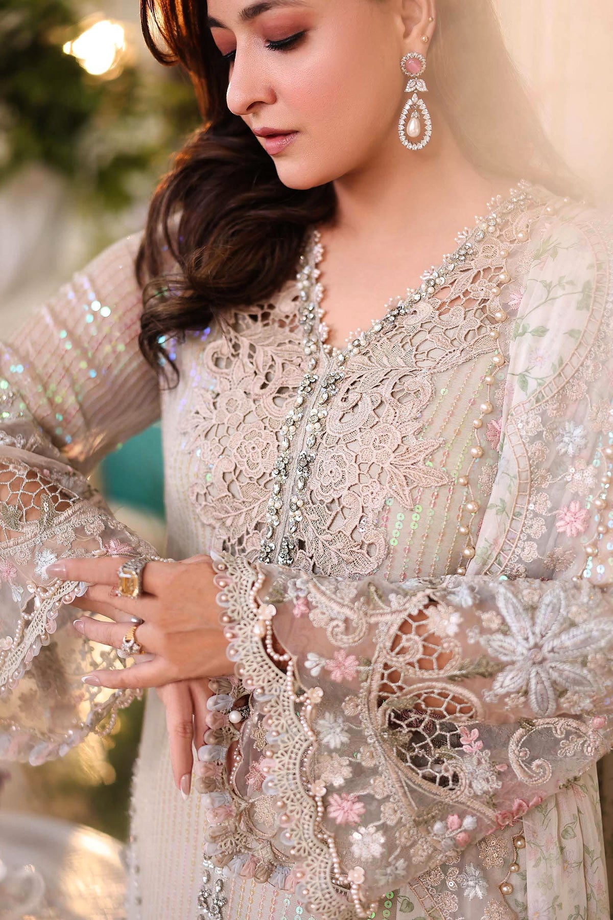 Maria B Heavy Embroidered Unstitched 3PC Suit