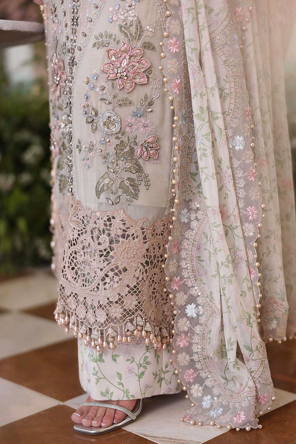 Maria B Heavy Embroidered Unstitched 3PC Suit
