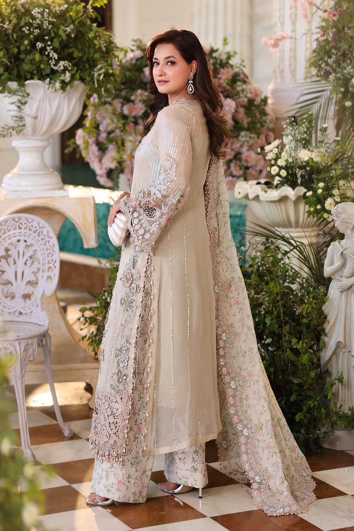 Maria B Heavy Embroidered Unstitched 3PC Suit