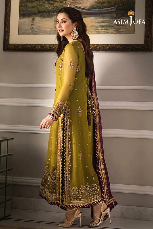 ASIM JOFA EMBROIDERED UNSTITCHED 3PC SUIT