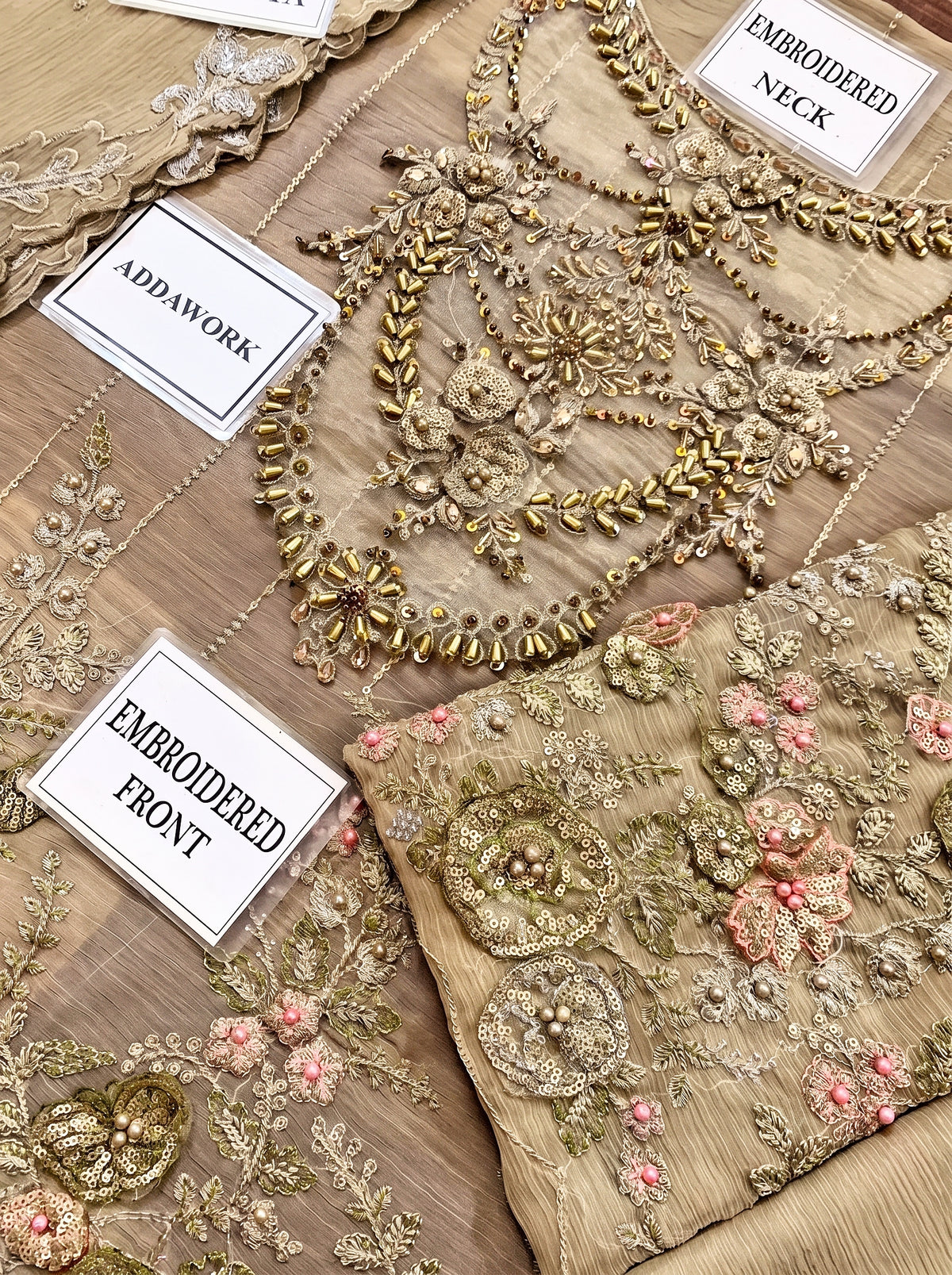 Maria B Heavy Embroidered Chiffon Unstitched 3PC Suit