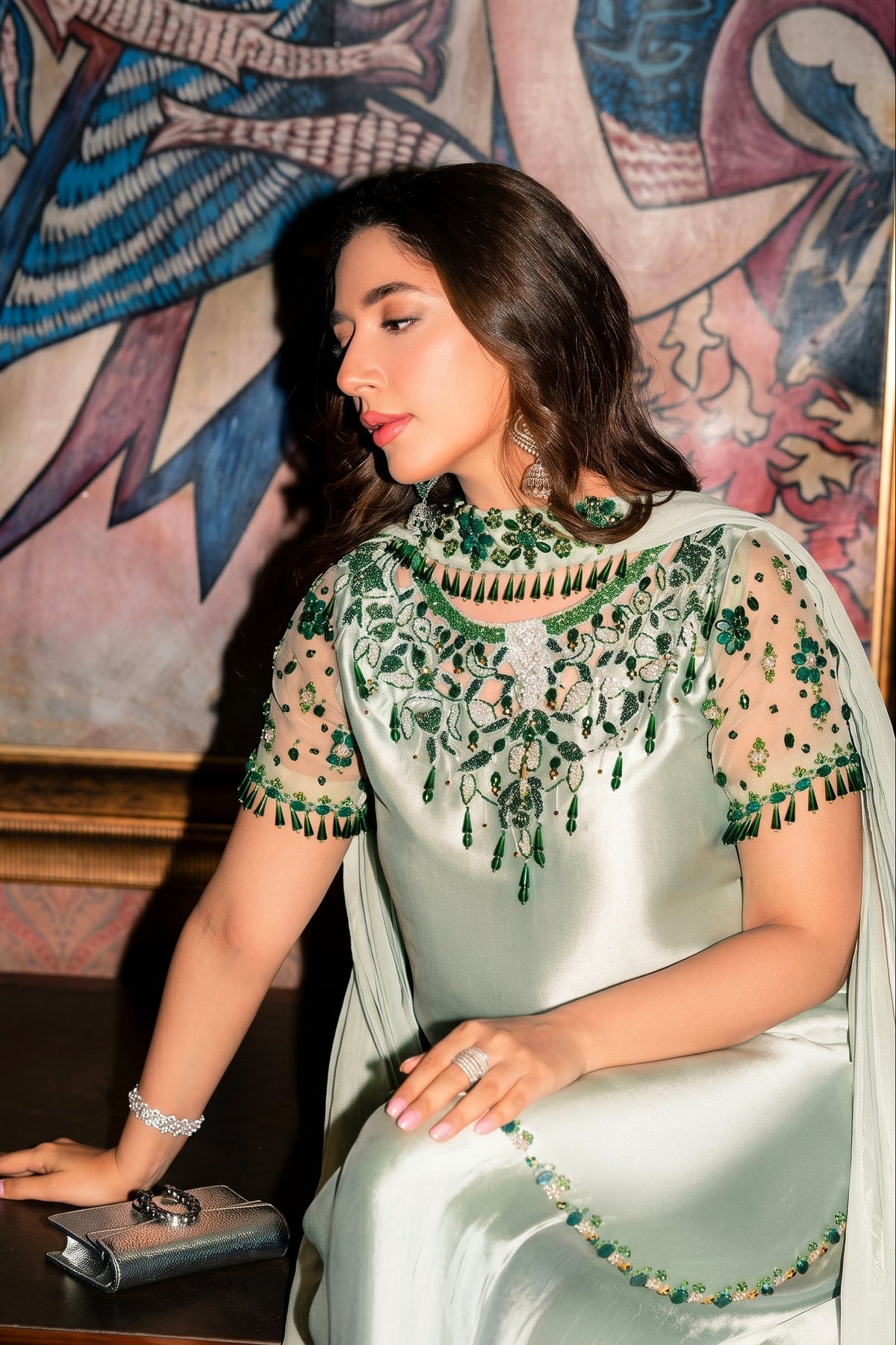 Murk Sisha Silk Unstitched 3PC Suit