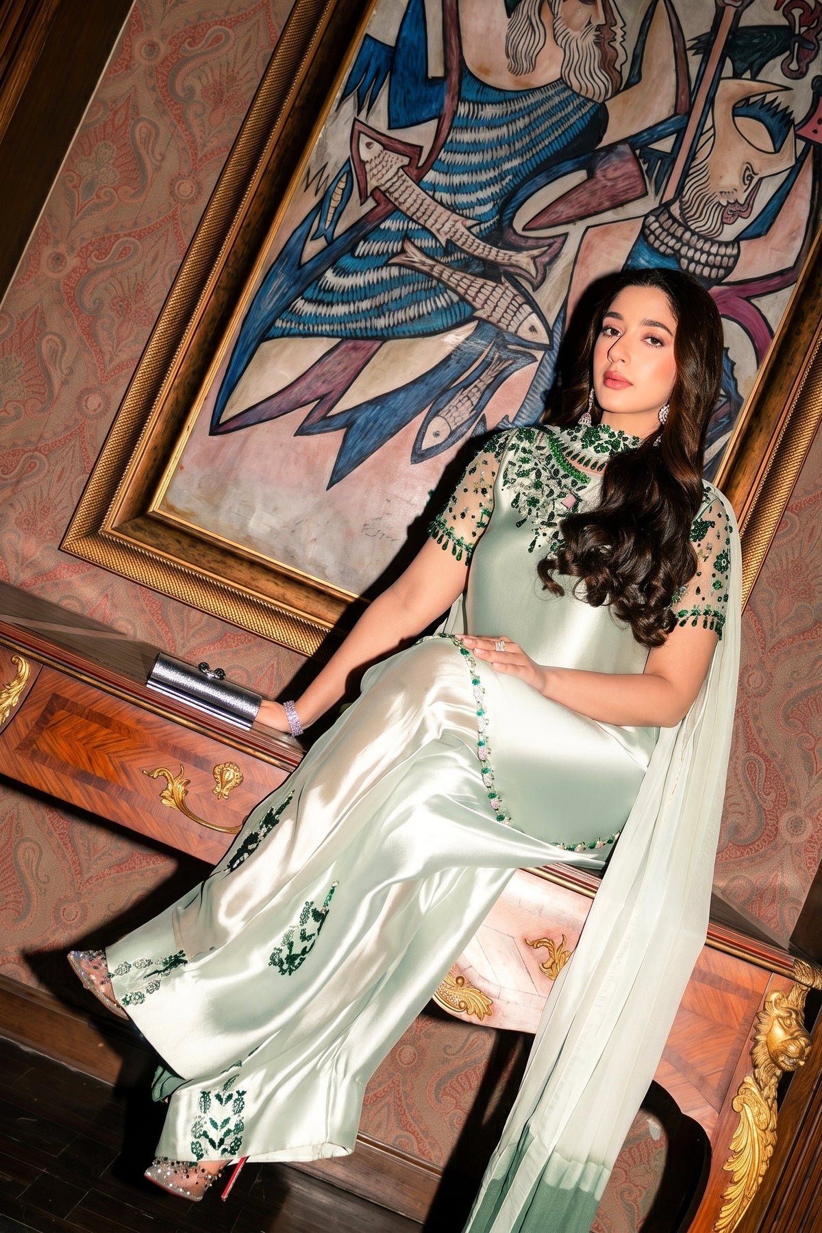 Murk Sisha Silk Unstitched 3PC Suit