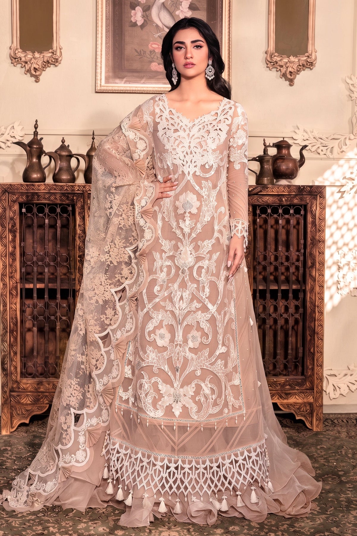 EMBROIDERED UNSTITCHED 3PC SET