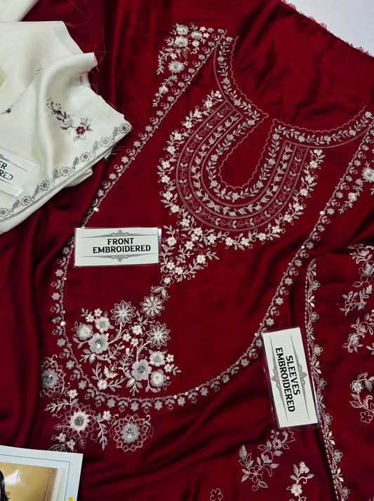URGE SILK EMBROIDERED 2PC